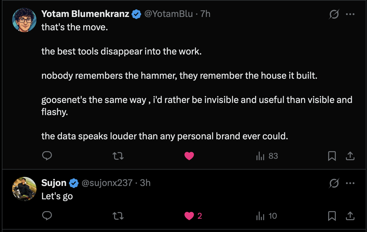 X comment: the best tools disappear into the work