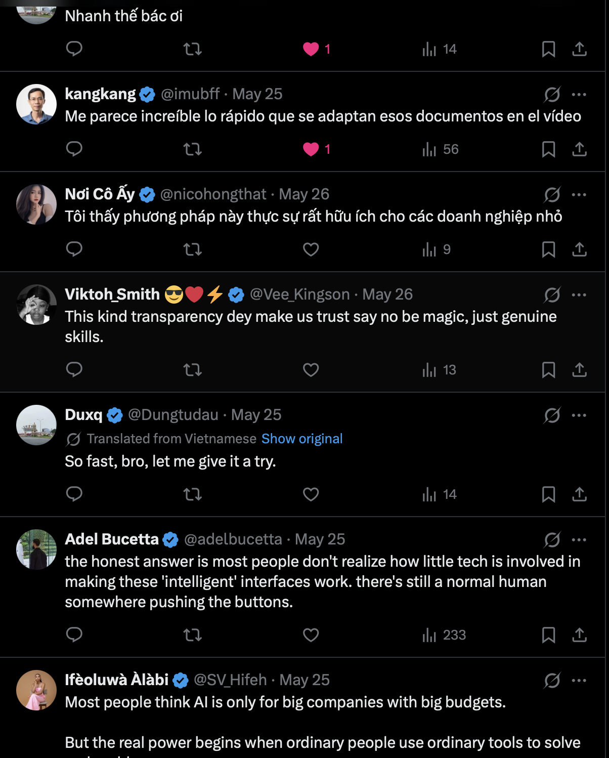 X comments: genuine skills, let me try it